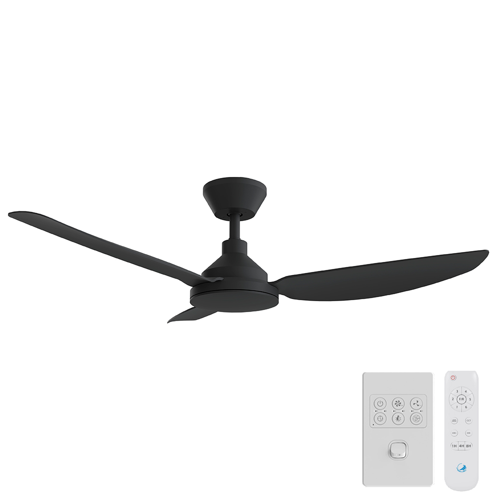 [CFADSO12BL] Sora DC Ceiling Fan by Calibo – Black 48″