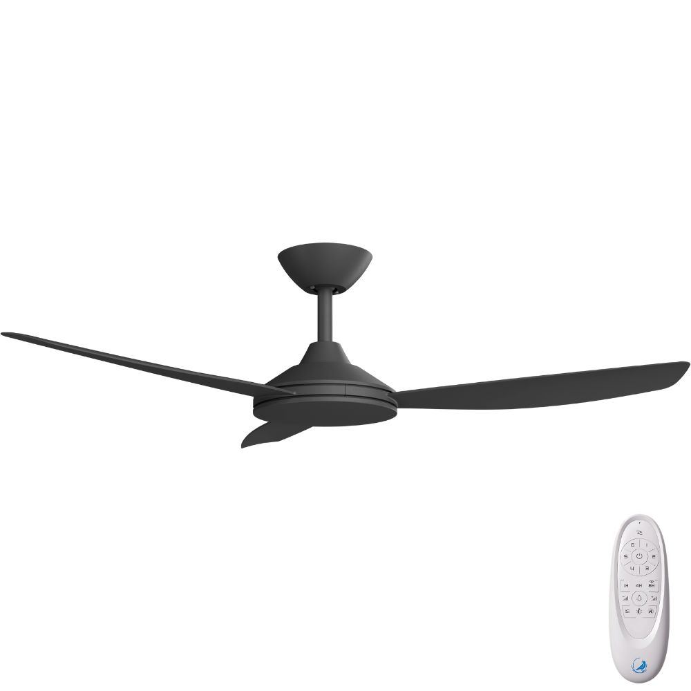 [W-CFADCO12BL-BL] Condor DC SMART Ceiling Fan by Calibo – Black 48″