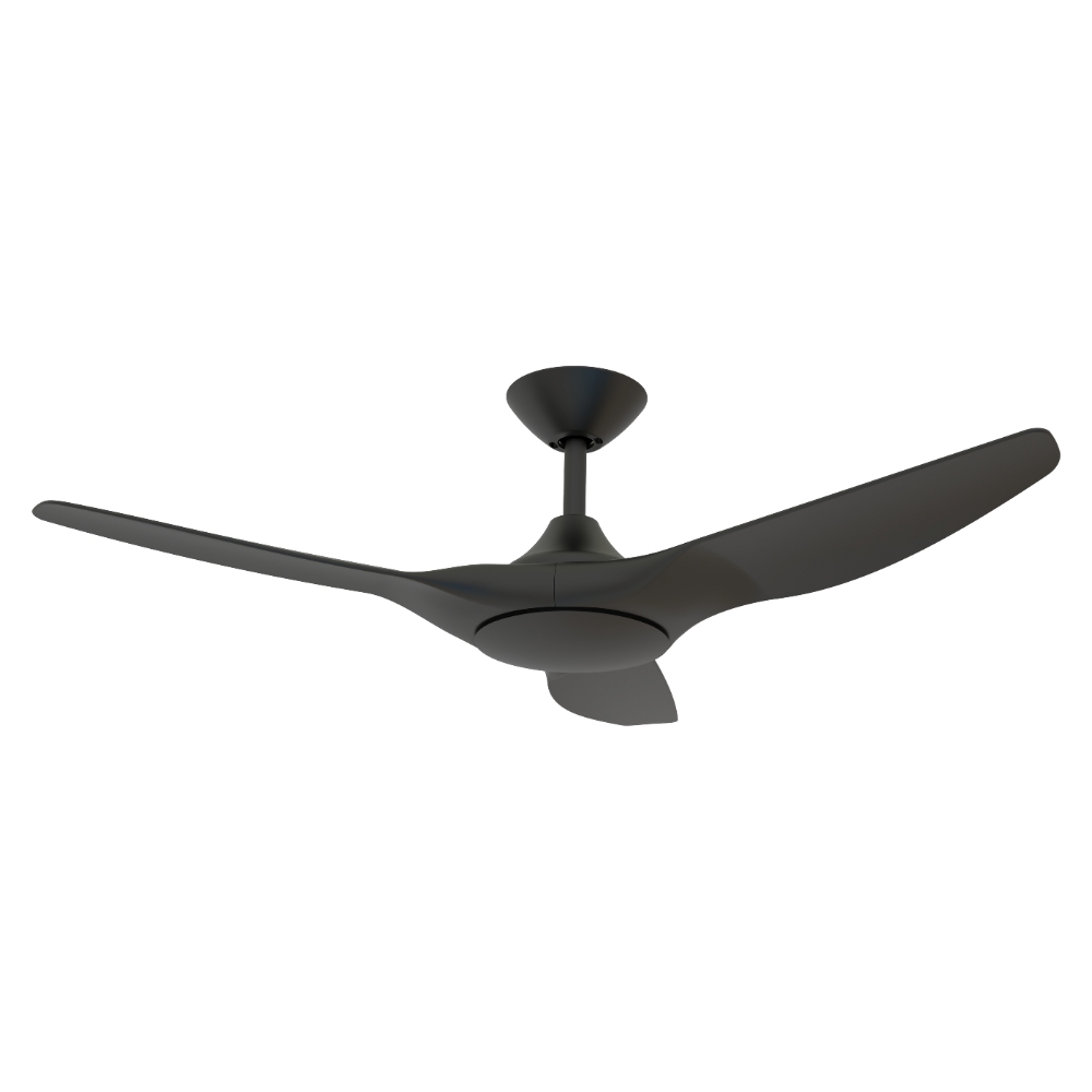 [CFDOST12BL] Strike DC Ceiling Fan by Domus – Black 48″