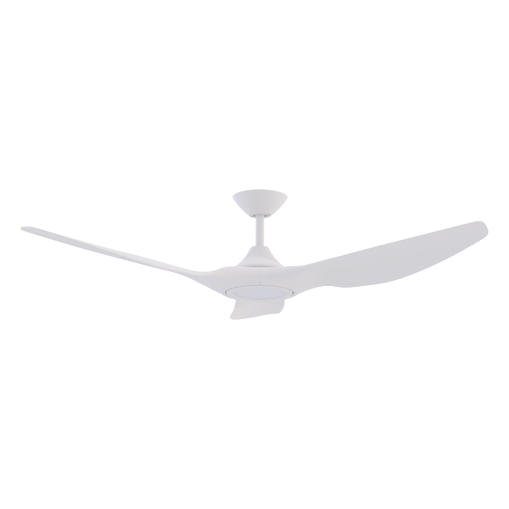 [W-CFDOST15WH-LED] Strike DC Ceiling Fan by Domus with LED Light – White 60″