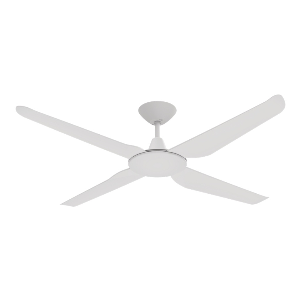 [CFDOMO13WH] Motion DC Ceiling Fan by Domus – White 52″