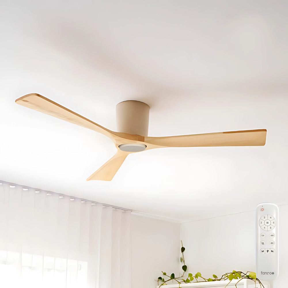[CFFCEGA12LEUNA] EarthFirst Gaia DC Ceiling Fan with Base Cap by Fanco – 48″