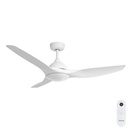 Horizon DC SMART Ceiling Fan by Fanco with Remote – White 52″