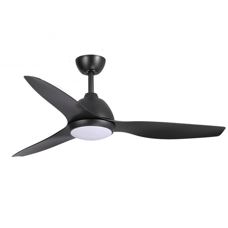[CFFCBR23ACLBL] Breeze AC Ceiling Fan by Fanco with LED Light & Wall Control – Black 52″