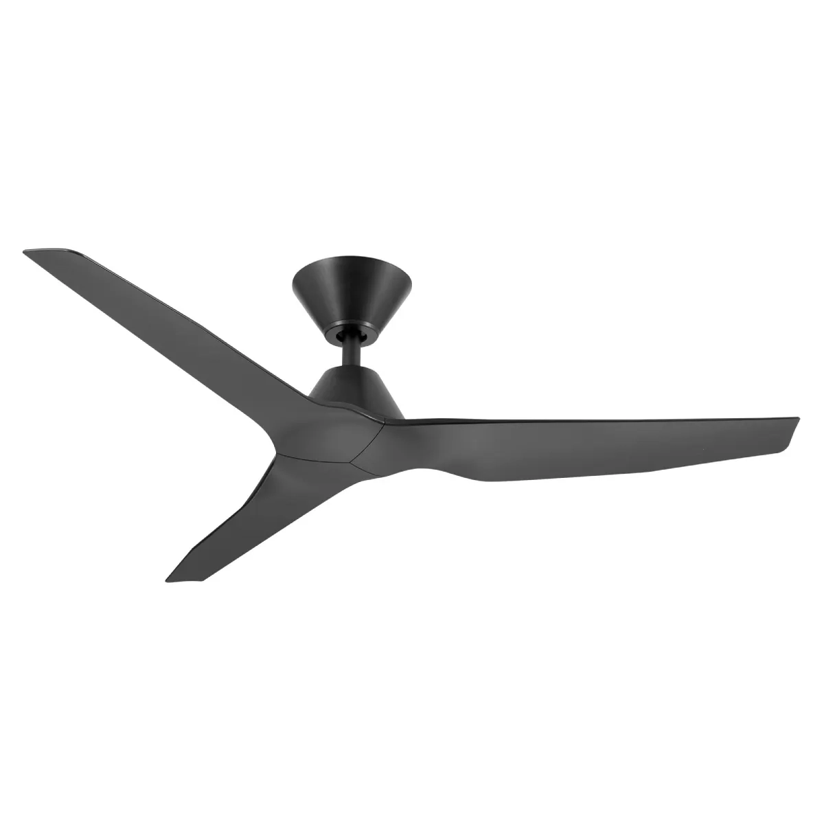 Infinity-iD DC Ceiling Fan by Fanco with Remote – Black 48″