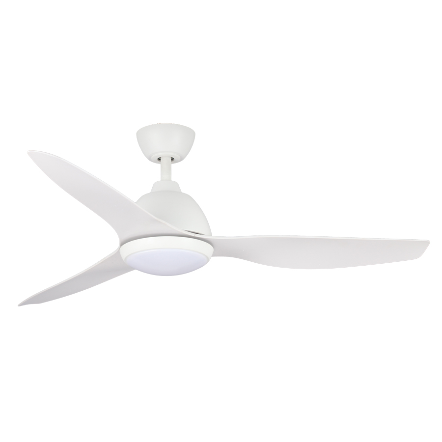 [CFFCBR2ACLWH] Breeze AC Ceiling Fan by Fanco with LED Light – White 48″
