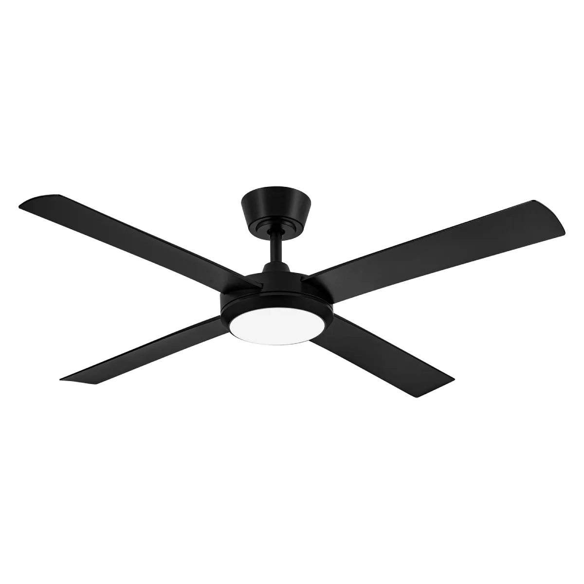[CFFCES53LBL] Eco Silent Pro DC Ceiling Fan by Fanco with LED Light – Black 52″