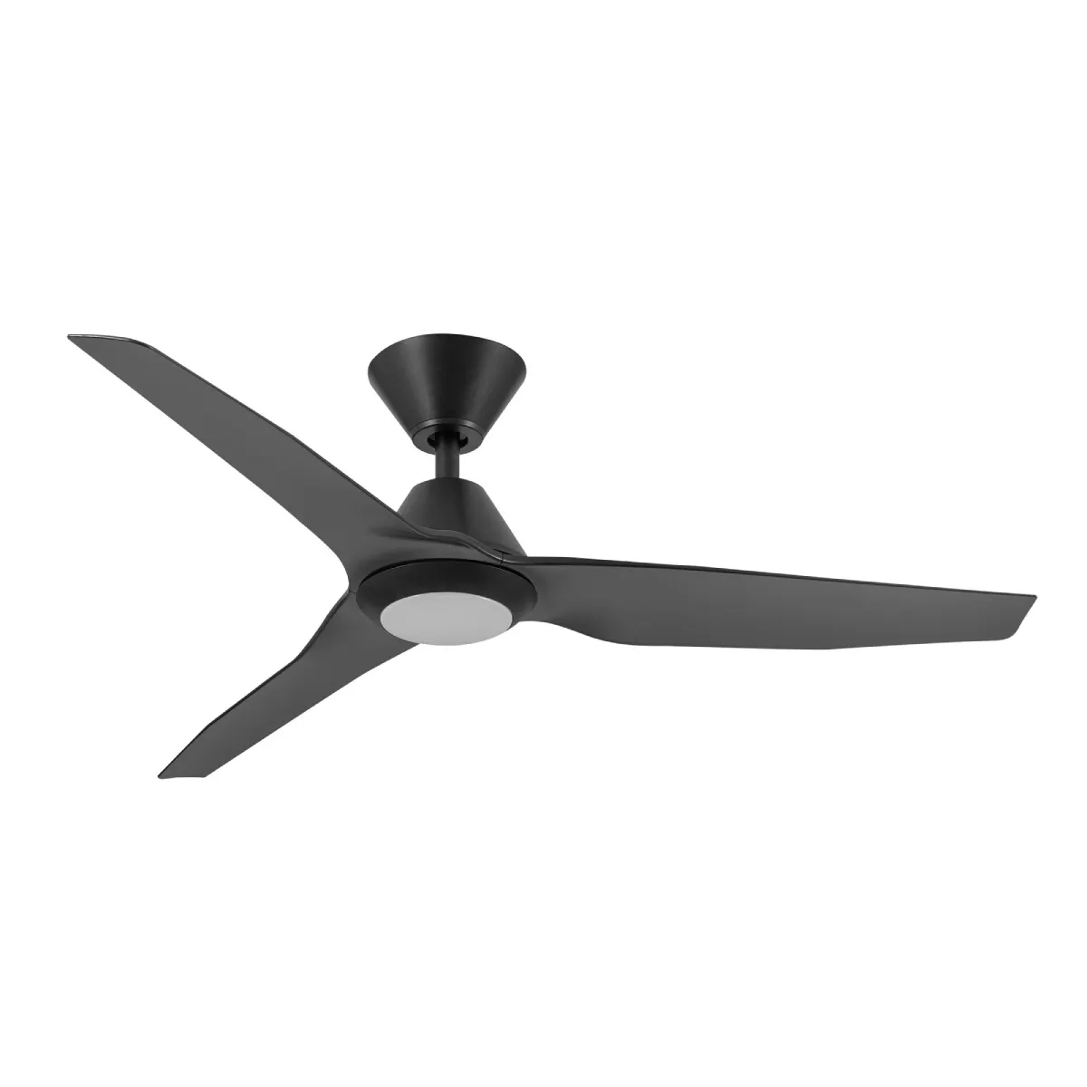 [CFFCINID32LBL] Infinity-iD DC Ceiling Fan by Fanco with LED Light & Remote – Black 48″
