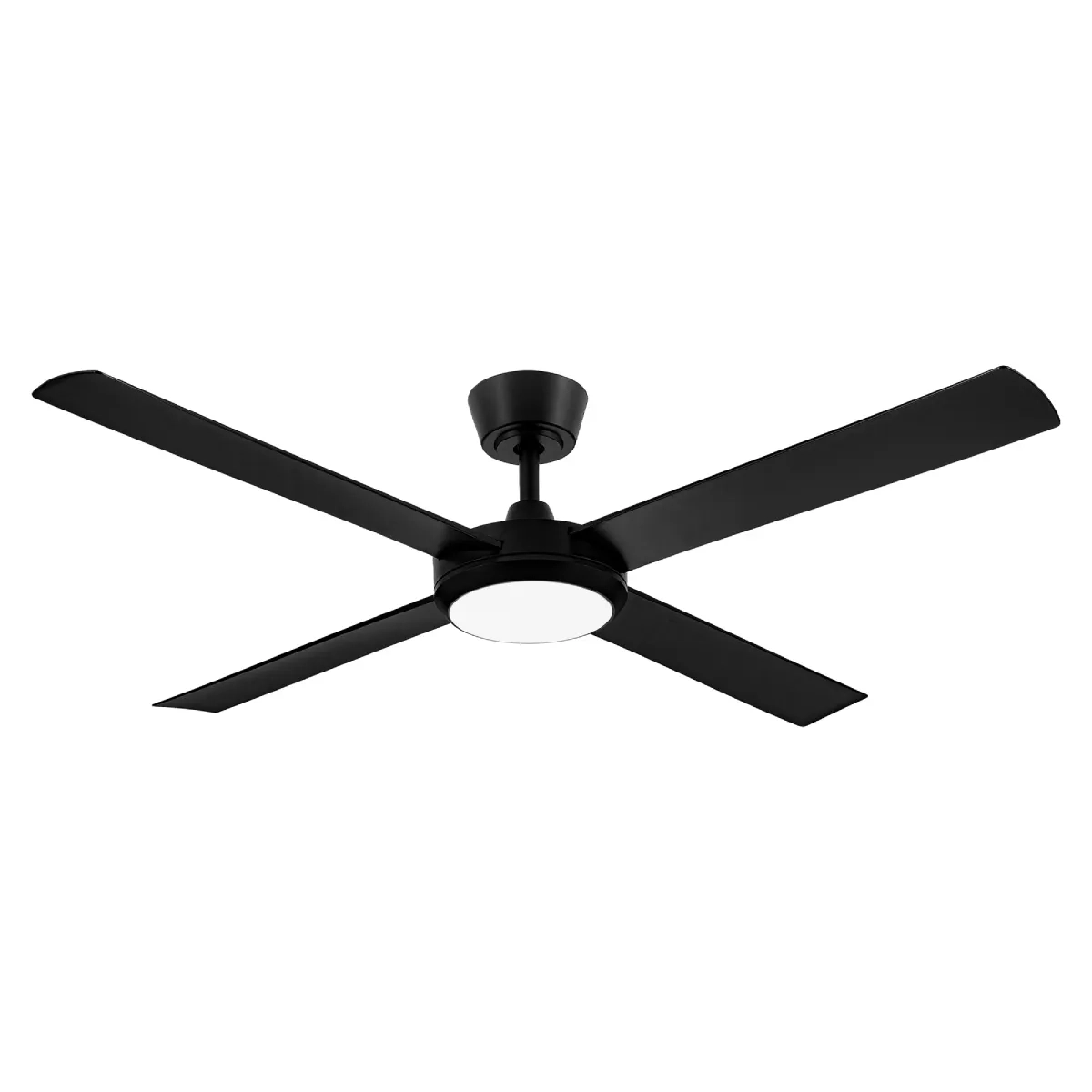 [CFFCES54LBL] Eco Silent Pro DC Ceiling Fan by Fanco with LED Light – Black 56″