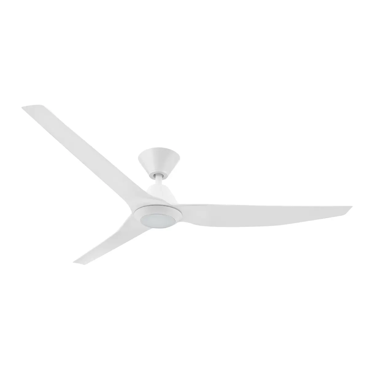 [W-CFFCINID35LWH-WH] Infinity-iD DC Ceiling Fan by Fanco with LED Light & Remote – White 60″