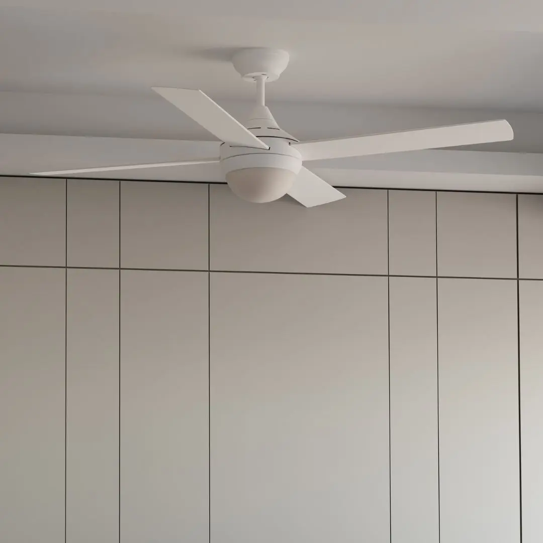 Calibo Mosman 48" AC Ceiling Fan with 2x E27 Light - White