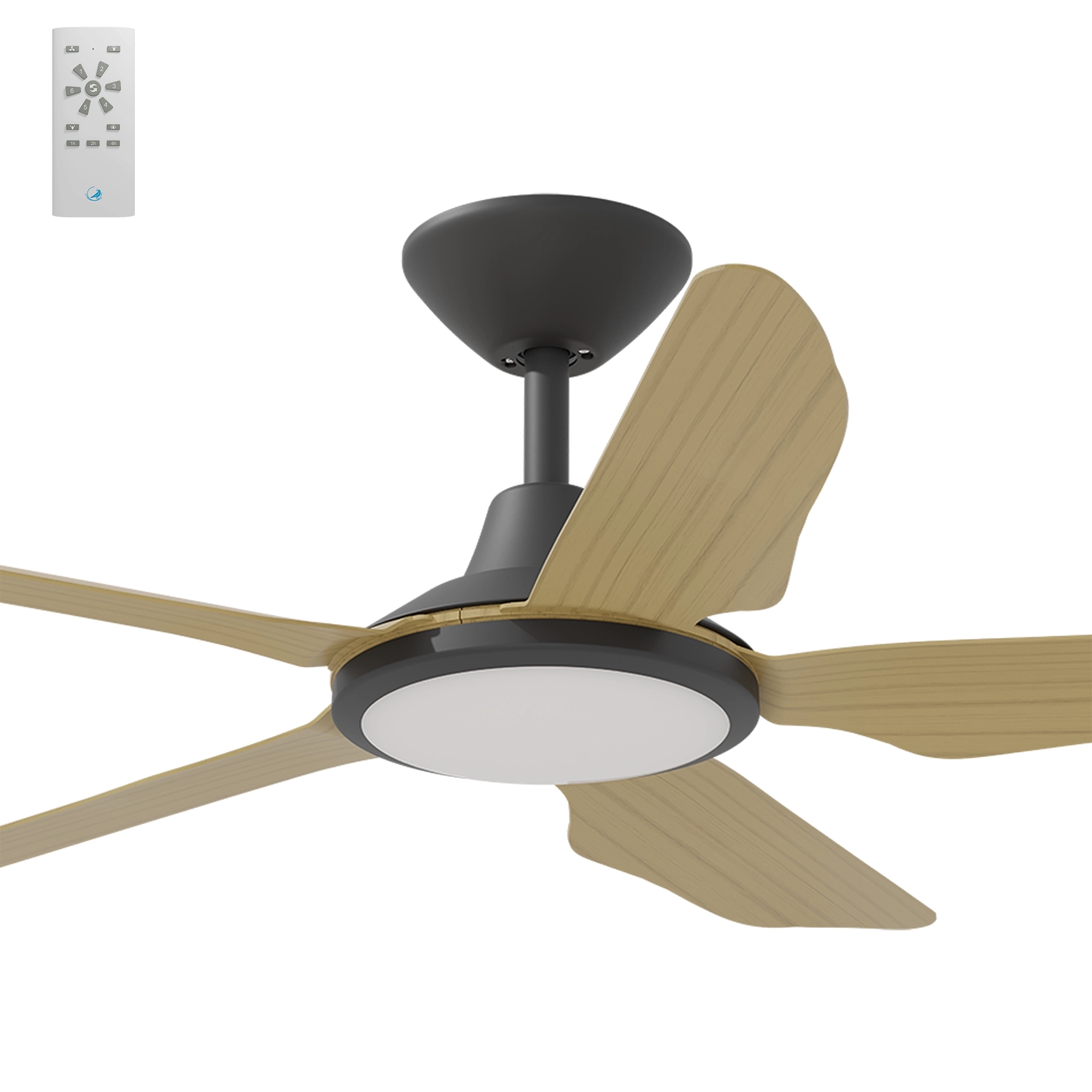 Calibo Storm 42" (1070mm) 5 Blade 18W Tricolour LED Light Indoor/Outdoor DC Ceiling Fan & Remote
