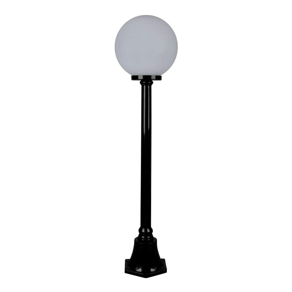 SIENA 1LT 1.25M 300MM OPAL POSTLIGHT