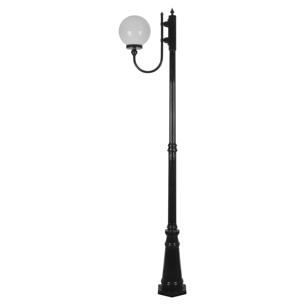 LISBON 1LT 2.29M 250MM OPAL POSTLIGHT