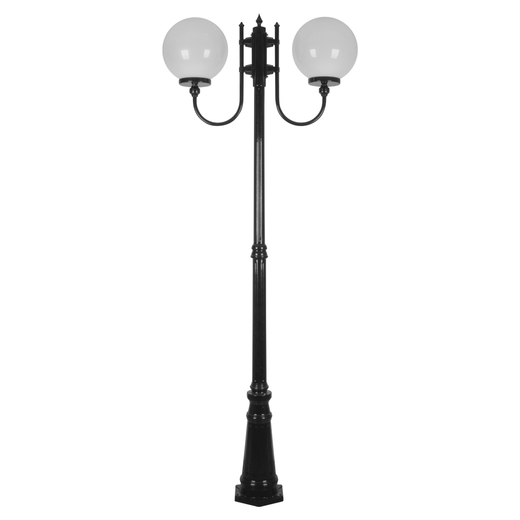 LISBON 2LT 2.29M 300MM OPAL POSTLIGHT