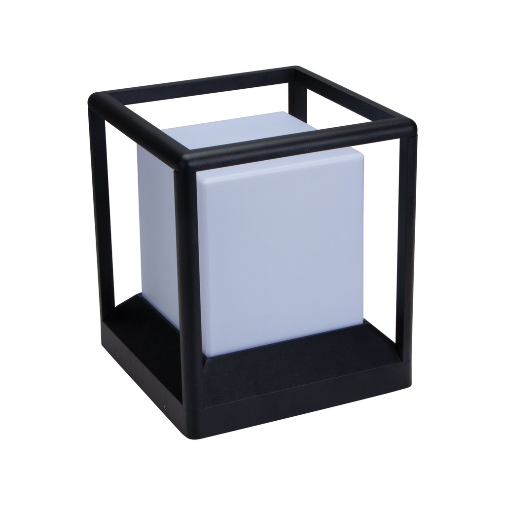 CUBED SHAPED PILLAR MOUNT IP65 E27