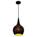 Pendant Light ES Black Bell OD 200mm