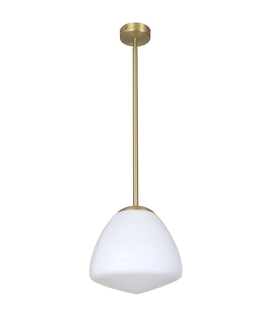 Pendant Light ES Frosted Tipped Dome Glass OD220mm