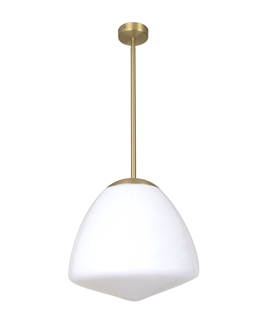 Pendant Light ES Frosted Tipped Dome Glass OD350mm