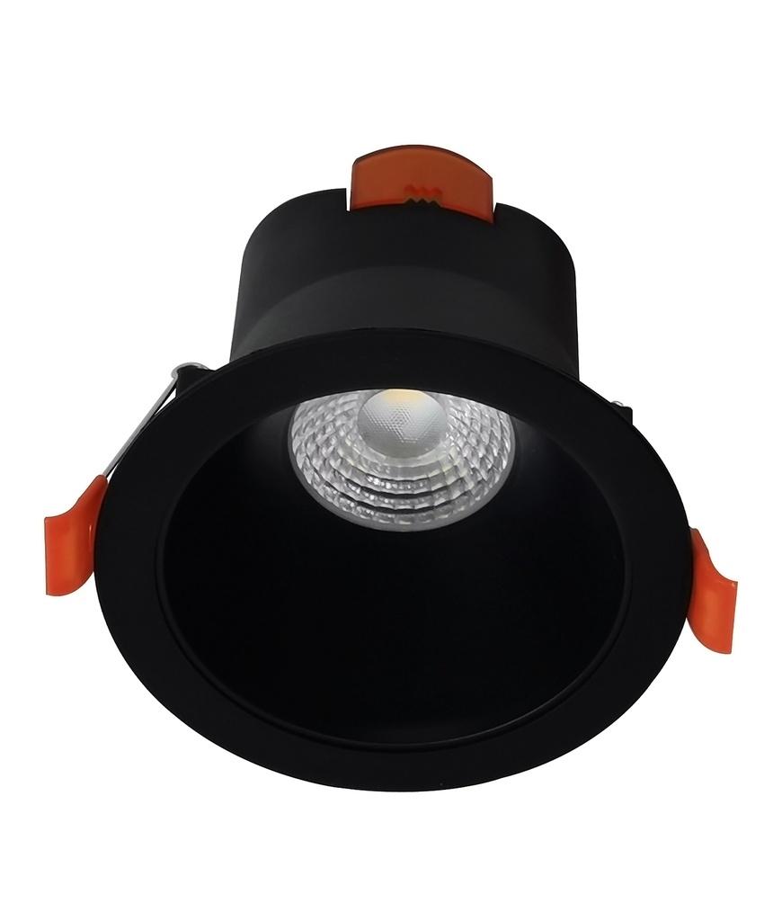 Downlight LED Fixed Dimmable 9W Round COB Tri-CCT IP54 90mm P/C 800LM