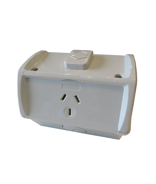 SOCKET GPO Weatherproof 250V 10A IP53