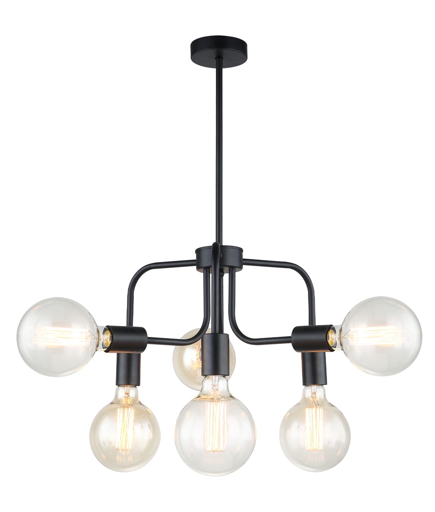 Pendant Light ES x 6 with 6 Arms OD420mm