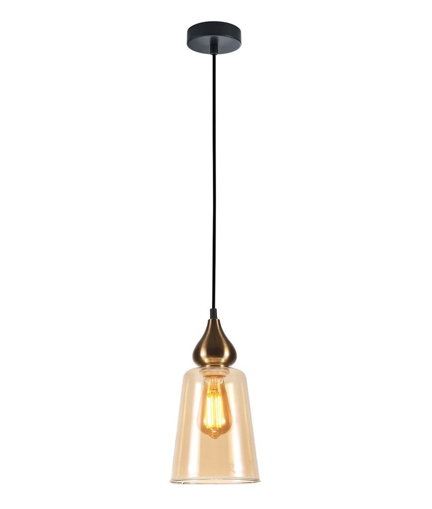 Pendant Light ES 72W Flat Top Ellipse OD160 x H305mm