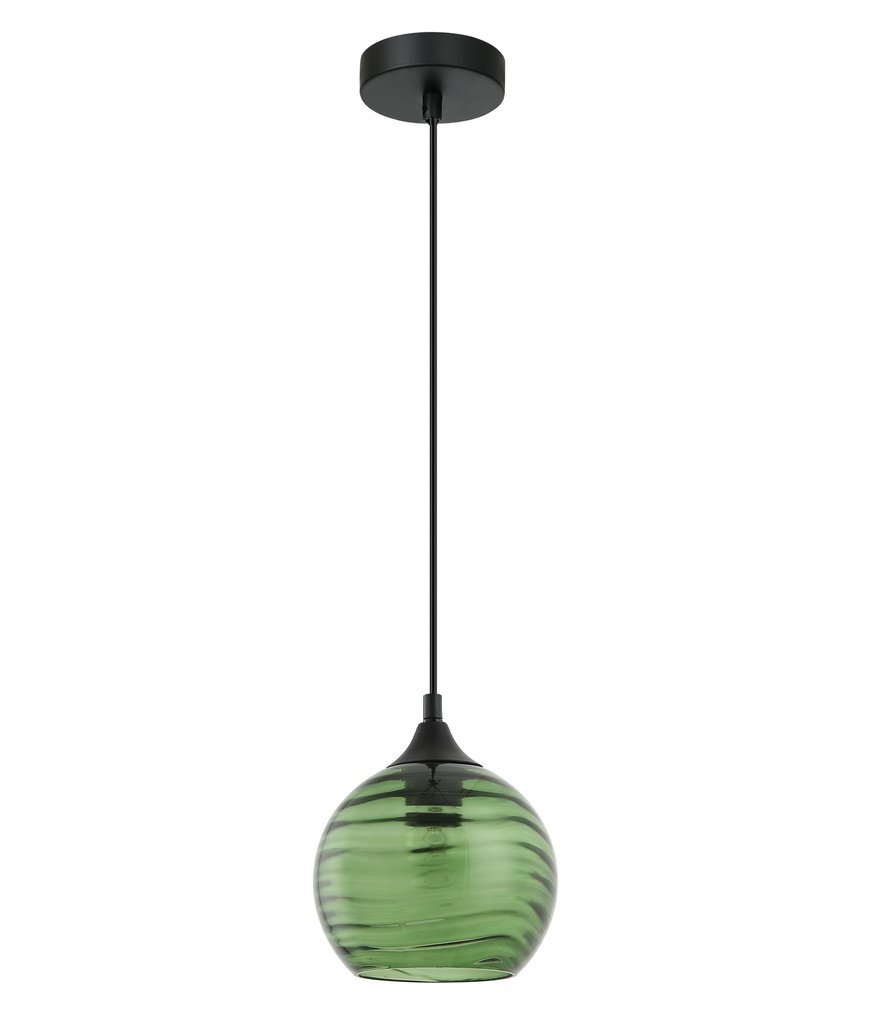 Pendant Light ES OD170mm H180mm Wine Glass Wavy Glass