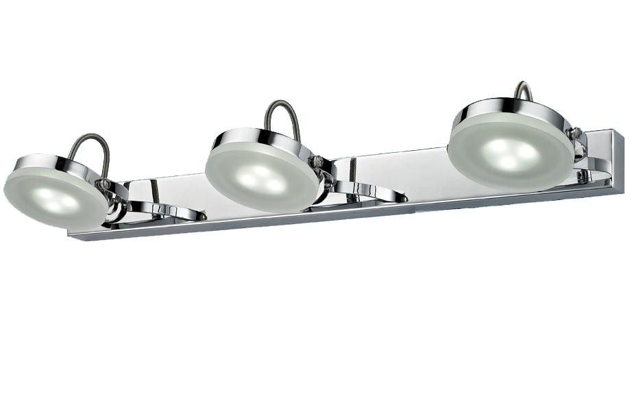 Wall Light Interior Surface Mounted Adjustable 3 X 3W Chrome 3 Light Bar 3000K 582LM