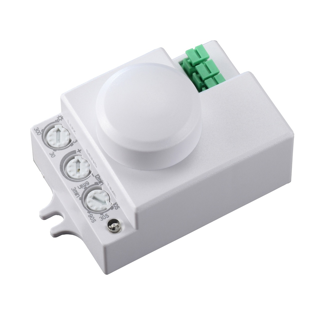 SENSOR Inline Microwave Motion 1200W Rectangular White IP20