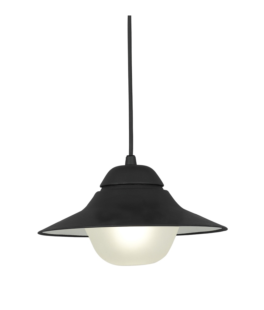 Pendant Light ES Sun Hat IP44 OD340mm Frosted Diffuser