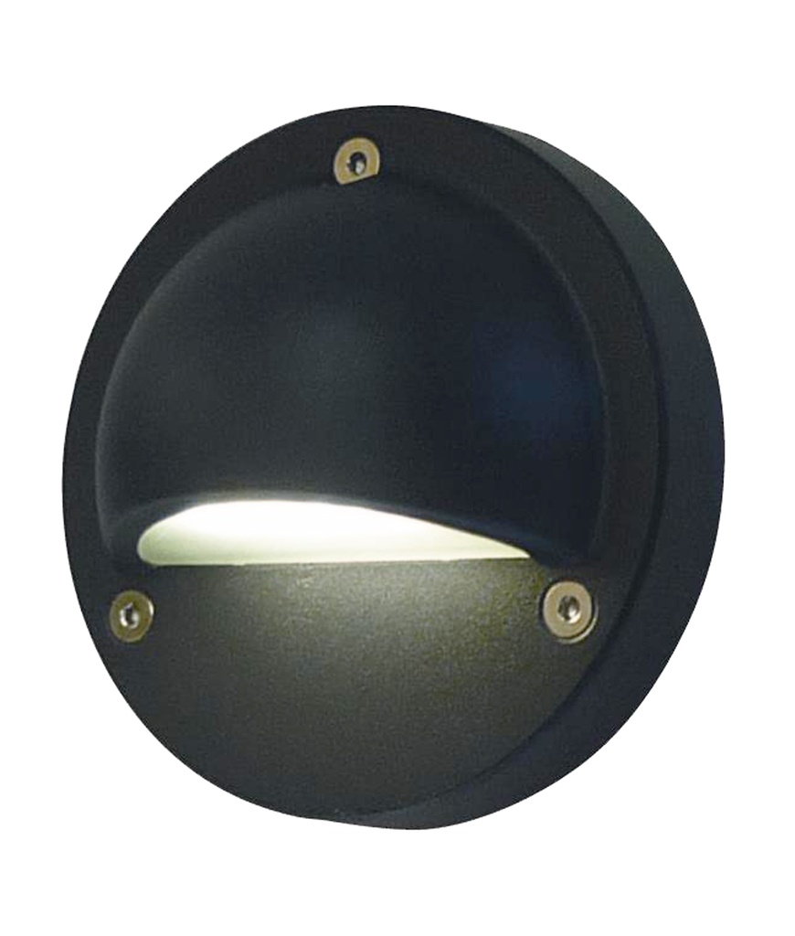 Step Light Surface Mounted 1W Round 3000K IP44 Eyelid OD104mm 144LM