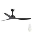Eco Style DC Ceiling Fan by Fanco with Remote – Black 60″