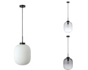 FLAUNT GLASS PENDANT 240V E27 BLACK