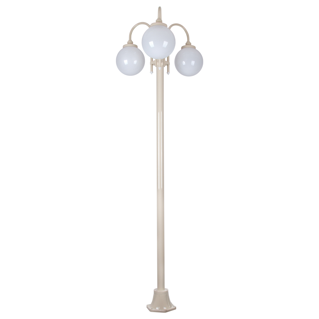 LISBON 3LT 2.4M 250MM OPAL POSTLIGHT
