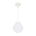 SIENA CHAIN PENDANT 200MM OPAL E27