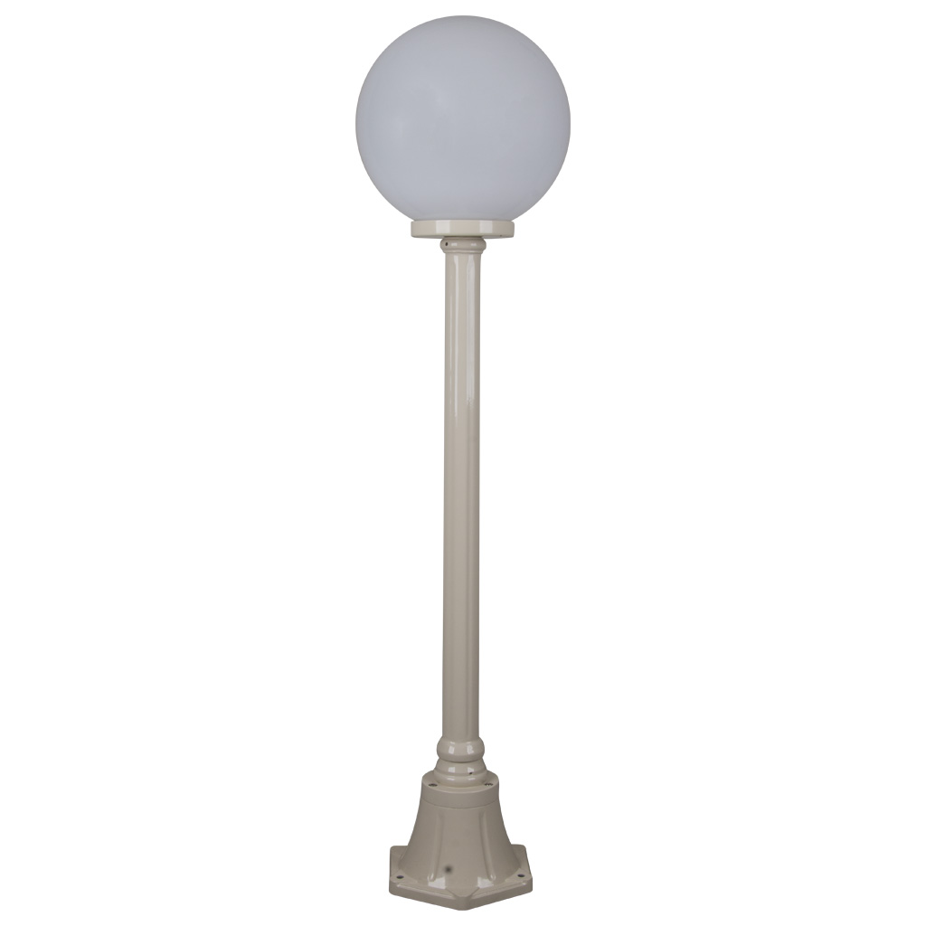 SIENA 1LT 1.25M 300MM OPAL POSTLIGHT