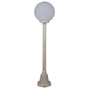 SIENA 1LT 1.25M 300MM OPAL POSTLIGHT
