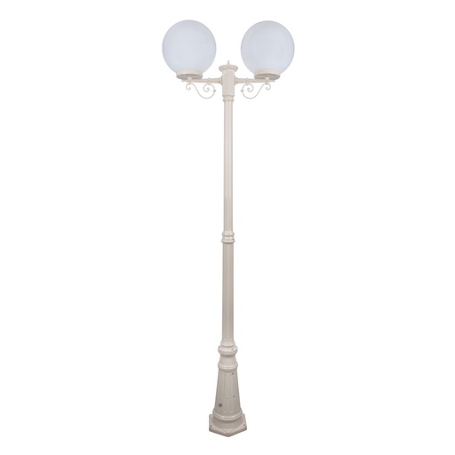 SIENA 2LT 2.4M 300MM OPAL POSTLIGHT