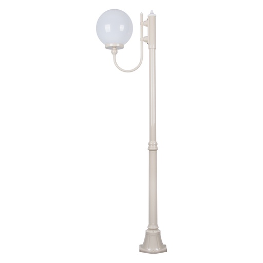 LISBON 1LT 1.94M 300MM OPAL POSTLIGHT