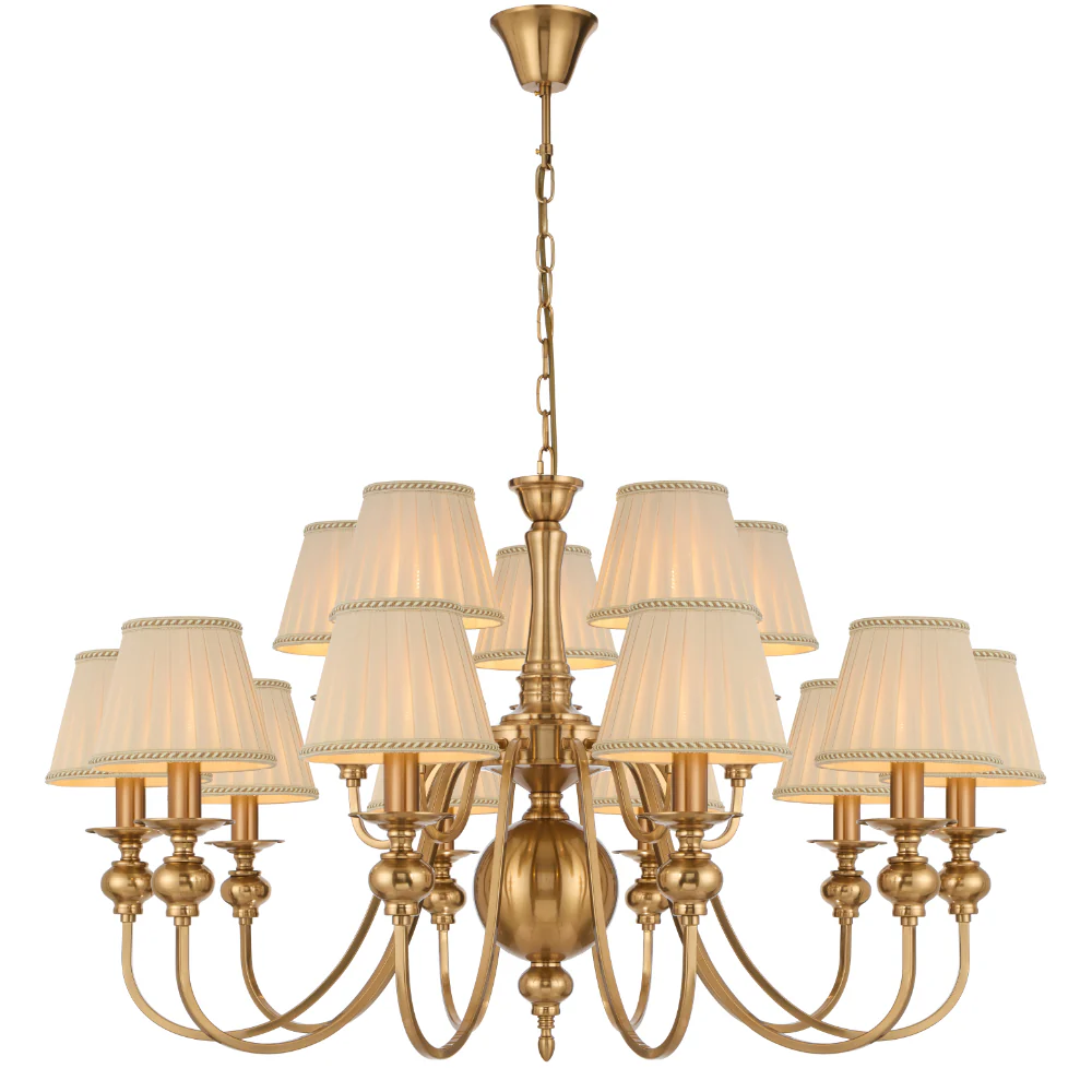 [SIEDEL PE15SH-CP] SIEDEL 15 LIGHT PENDANT W/SHADE