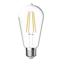 LED FILAMENT ST64 CLR 7.2W PEAR DIM / E27