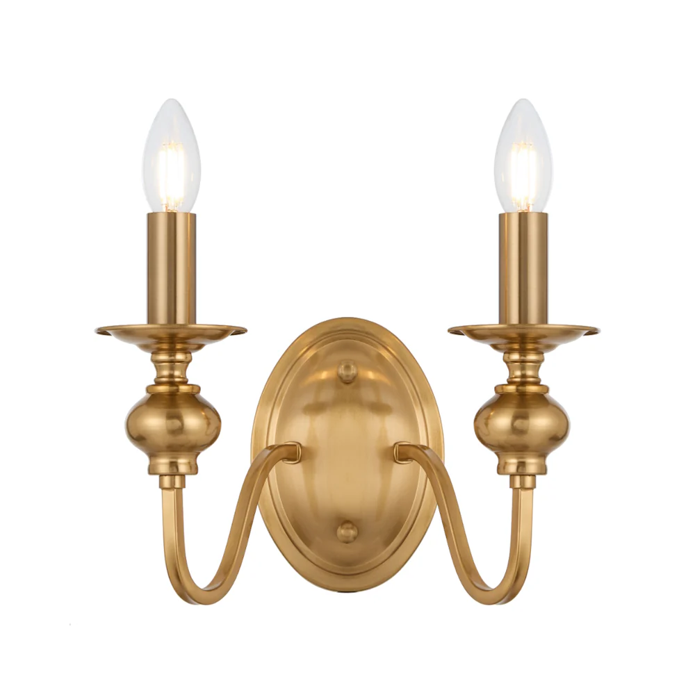 [SIEDEL WB2-CP] SIEDEL 2 LIGHT WALL BRACKET