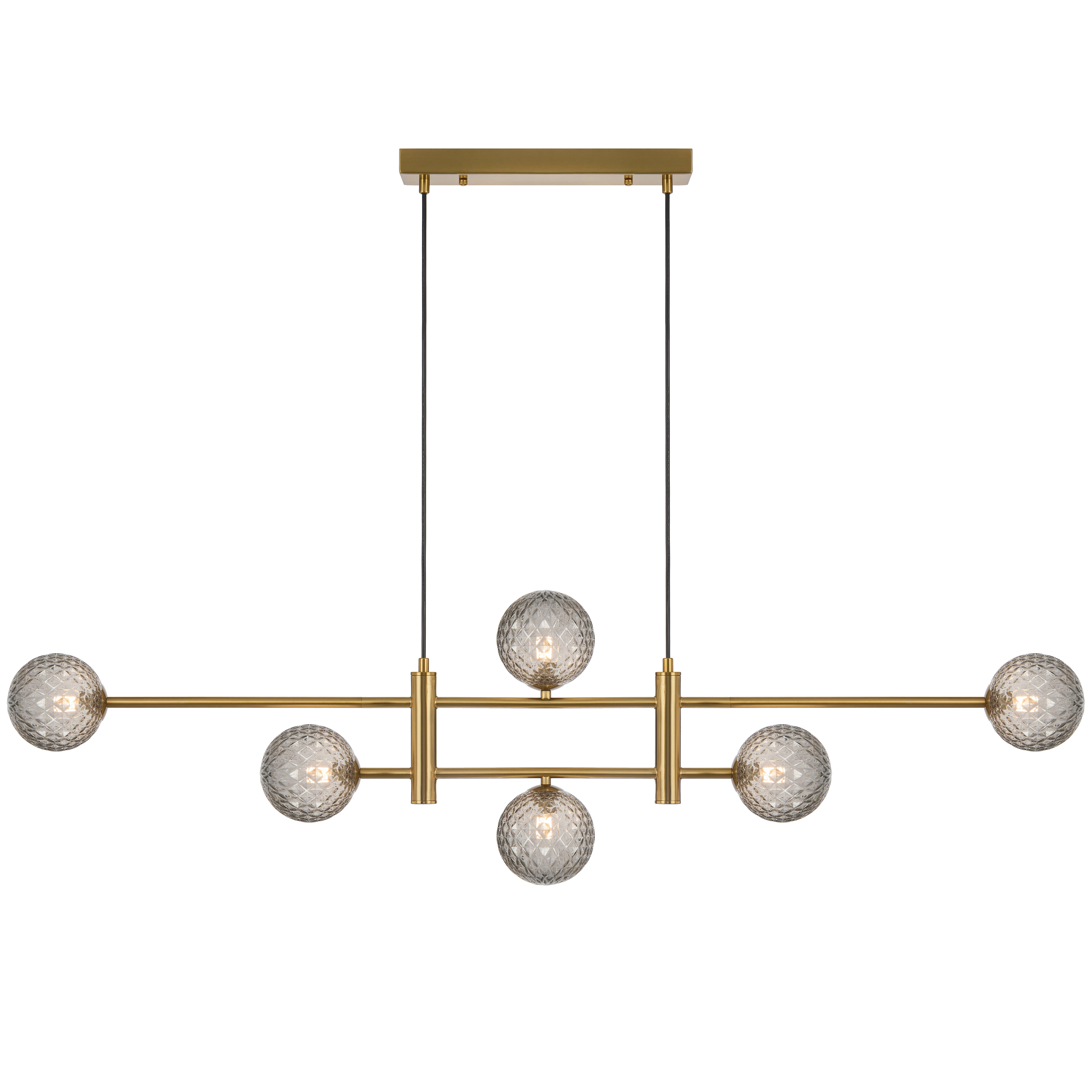 TYSON 6 LIGHT PENDANT ANTIQUE GOLD