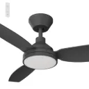 Clayfield DC 48" (1220mm) Black 18w LED  - All ABS, Quick Connect Blade system.