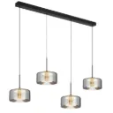 CEDRO 4LT PENDANT 30w 3CCT 3000k-5000k L:1050 W:120 H:70 2260Lm cab.2M