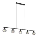MARBELL 5 LT PENDANT 5x25wE27 max L:1400 W:140 H:190 TEX:2m