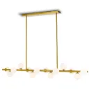 MORAN 14LTS PENDANT 14x6wG9max L1500W:245H:245 ROD:2x6001x300
