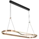 OSTROM RECTANGLE PENDANT 45wLED 3000K DIM L:1100 W:300 H:30