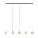 SEGOVIA 5 LTS BAR PENDANT 5x5wLED 3000K 1540Lm cab2M L960 W90